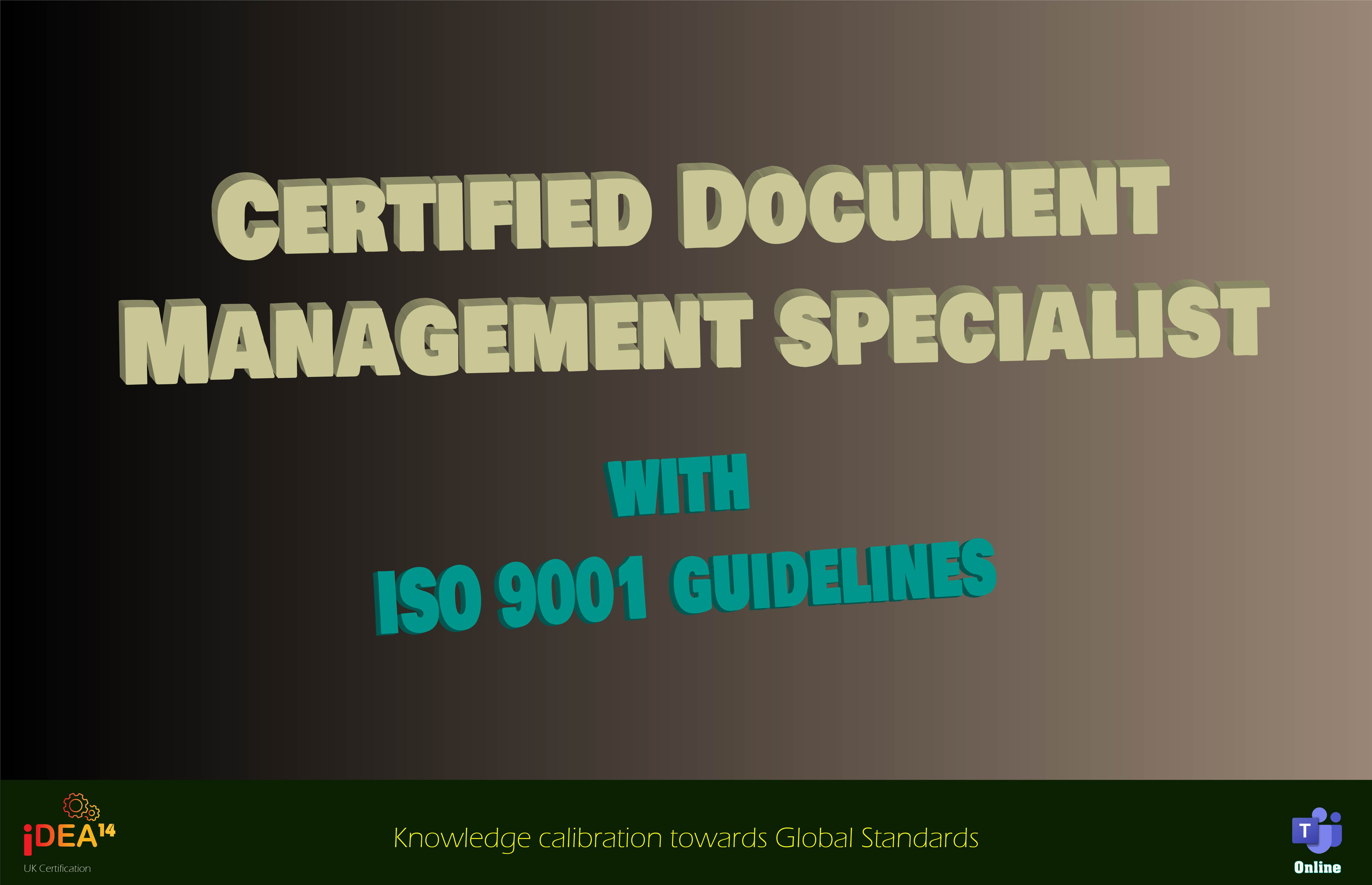 Certified Document Management Specialist (CDMS)